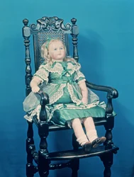 Doll, probably made by Charles Marsh, 1865